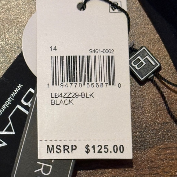 La Blanca Women's Black Island Goddess Twist Mio One-Piece Swimsuit Size 14 - Picture 6 of 7